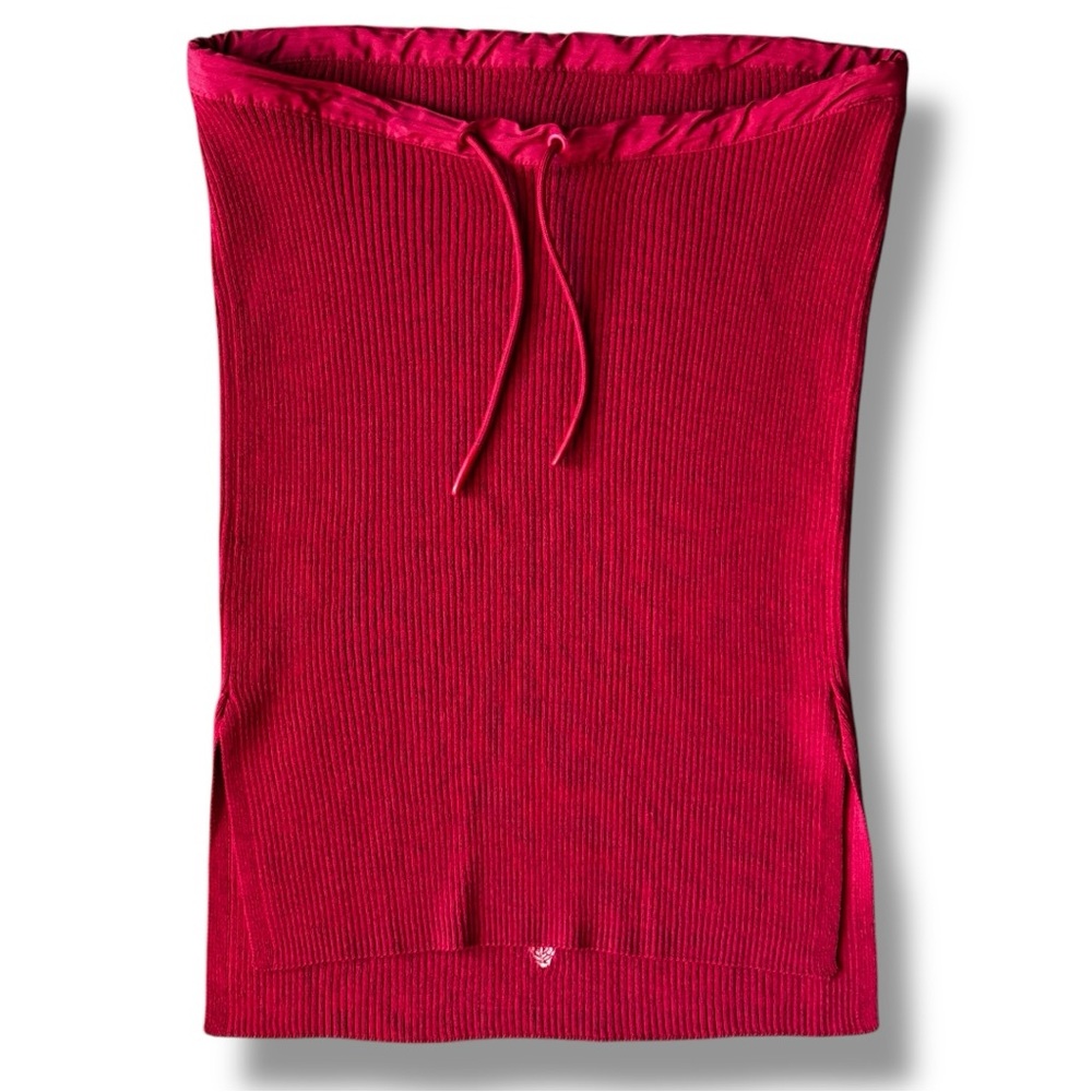 Free People Movement Skirt Ribbed Red